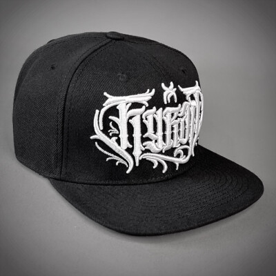 Hyraw Snapback Flatbrim Cap - Chicanos Black
