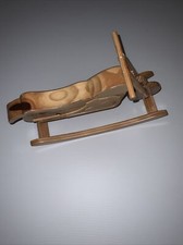 wooden motorcycle rocker toy Doll Size