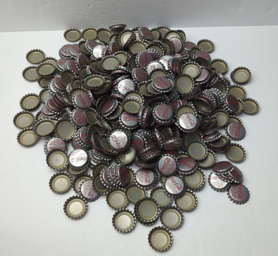 Vintage 500+ Silver Coca Cola Bottle Caps Unused Lot See Photos