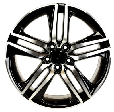 19X8.0'' HFP STYLE SPORT BLACK WHEELS RIMS 5X114 FIT ACURA RL TL RLX MDX ZDX
