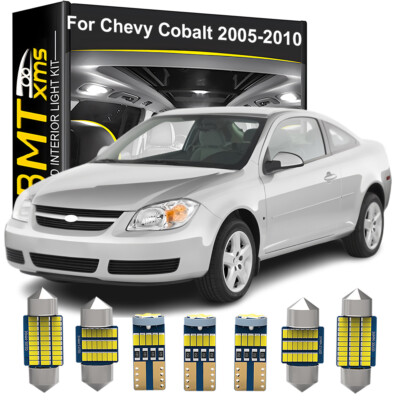 10x Interior LED Light Bulbs License plate +Tool For CHEVROLET Cobalt 2005-2010