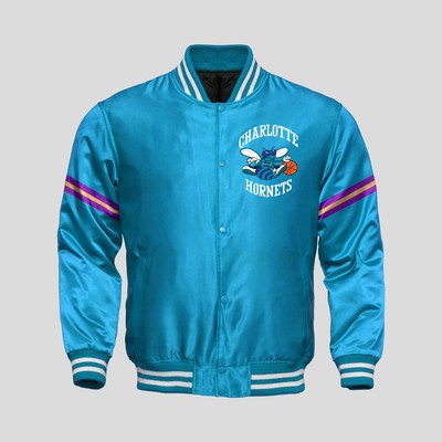 charlotte hornets bomber jacket