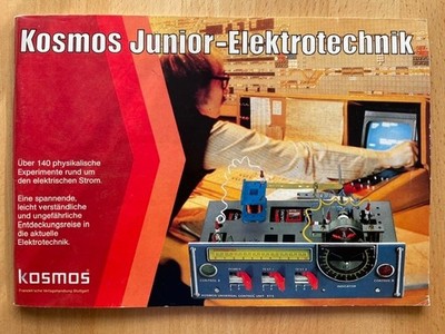 Kosmos Junior-Elektrotechnik Heft vintage 80er Jahre