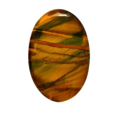 Natural Blue Tiger Eye 20.8x31.25x5 mm Oval Shape Polished Gemstone LS17-05500