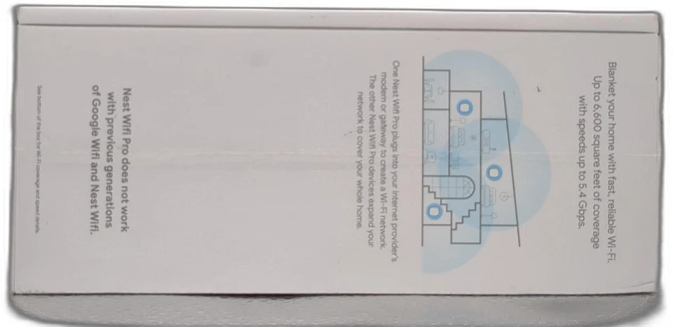 Google Nest Wifi Pro - 6e - Reliable Home Wi-fi System With Fast Speed And Whole - Image 4 of 4