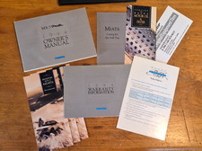 1994 Mazda Miata Mx-5 Oem Original Owners Manual Plus Extras