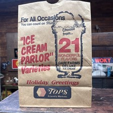 Bolsa de papel vintage Tops Friendly Mark…