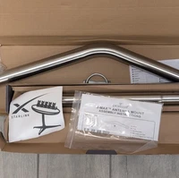 Starlink Antenna Mount 24in Steel Silver Base Station plus extension.