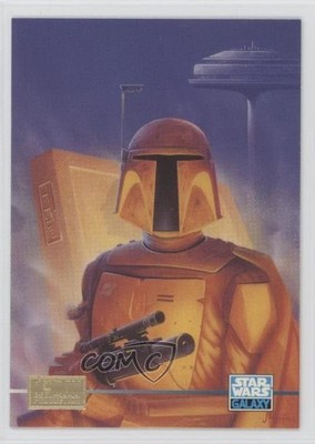 1995 Topps Star Wars Galaxy Series 3 1st Day Production Boba Fett #301 2p7
