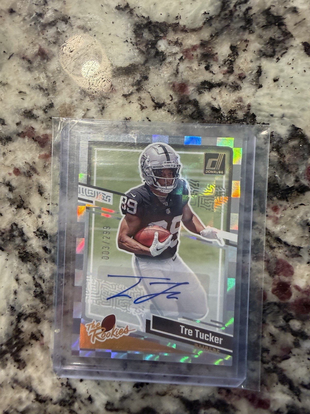 Tre Tucker Panini Donruss the Rookies #30 Autograph