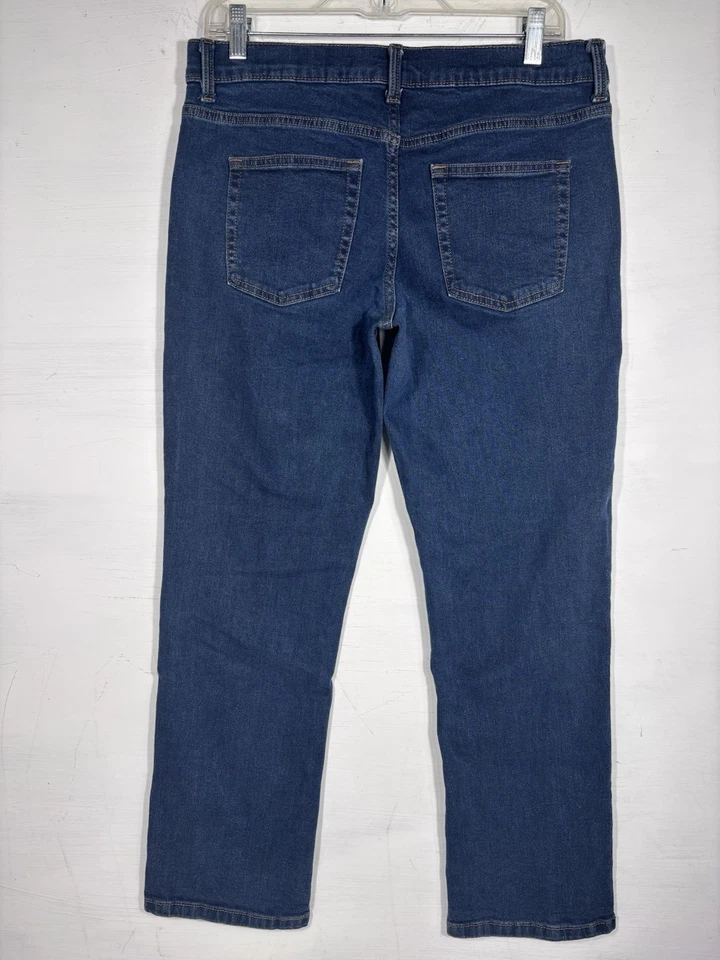 Sonoma 男孩 7 - 20 Goods For Life® 直筒弹性穿蓝色牛仔裤 — 第 3/4 张图片