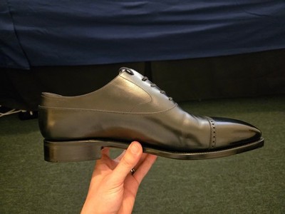 mens leather dress shoes size 10 black