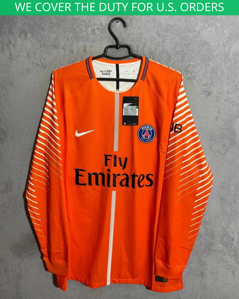 Paris Saint-Germain PSG Jersey Authentic Goalkeeper 2017 2018