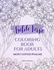 The most loved bible verses of all time: Coloring book for adults with Christian