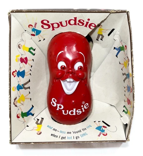 TESTED VTG Vintage Spudsie Ohio Art Hot Potato Game W/ Original Box Collectible