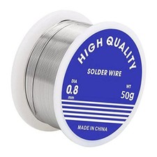 Solder Wire,0.8mm Diameter Rosin Core Solder for Electronic Electrical