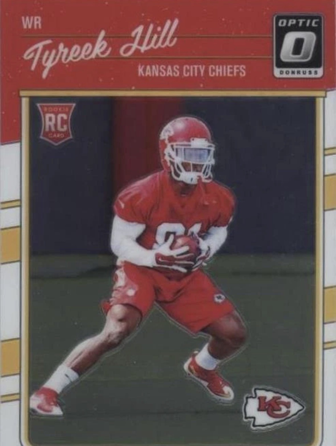 2016 Donruss Optic - Rookies Tyreek Hill #117 (RC)
