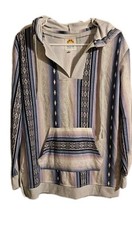 C&C California pullover hoodie Womens Size Medium Boho Aztec Comfortable 