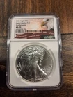 2021 NGC MS 70 T-2 Eagle landing Silver Eagle
