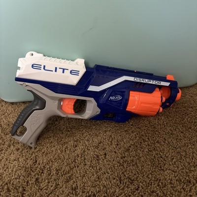 Nerf N Strike Elite Disruptor 6 Dart Blaster Toy Gun Foam Bullets Rotating Drum