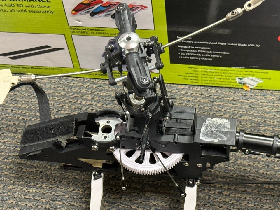 Blade 450 3D Flybared RC Remote Control Helicopter Air Frame " Parts " - Image 3 of 4