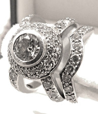 Platinum set Diamond Wedding/Engagement Ring