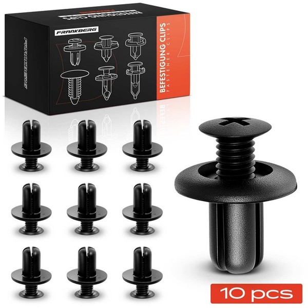 Frankberg 10X NYLON-CLIP Schwarz StoßFÄNger Passend FüR Hyundai Accent Elantra S-image
