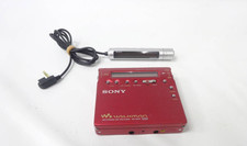 Sony MZ-R900 Compact MD Walkman Portable MiniDisc Player Recorder Red Japan
