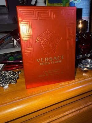 BRAND NEW VERSACE EROS FLAME Eau de Parfum Men s Natural Spray, 3.4 oz (100ml)