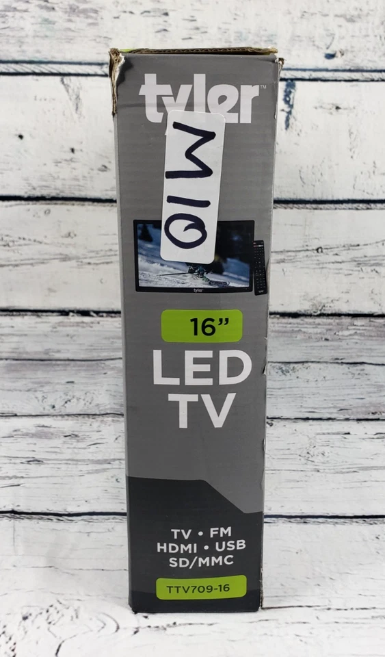 TYLER 16" LED TV - Digital TV FM Radio Tuners HDMI/USB Inputs #TTV709-16 Tested - Image 2 of 4