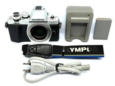 Olympus OM-D E-M10 II Silver Mirrorless Camera Body Used Good Optical Condition