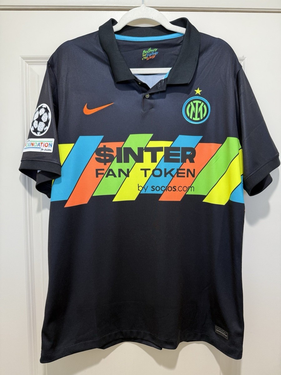 Inter De Milan Mens EXTRA LARGE Nike Stadium Jersey UCL | eBay