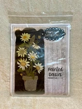 Primitive Gatherings PRI-928 "Painted Daisies" Wool Applique Embroidery kit