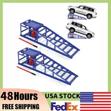 ⏯✔️5t/10000LBS Hydraulic Car Ramps Low Profile Steel Service Ramps 9.4"-13.34"
