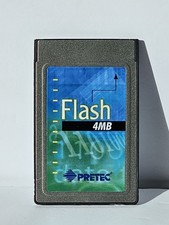 Pretec Flash 4MB PCMCIA PC Card Memory ATA Adaptor With Case