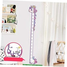 Vinyl Peel and Stick Growth Chart Sticker Cute Unicorn Nursery Dkqt006-unicorn