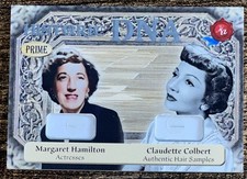 Margaret Hamilton/ Claudette Colbert Dual Hair Relic 2024 HA 13/16