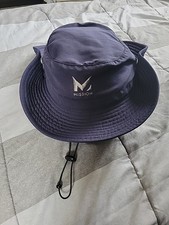 Mission Cooling Boonie Sun Hat Navy Blue Adjustable Chin Strap