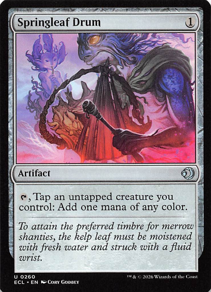 Springleaf Drum 260 Lorwyn Eclipsed Magic the Gathering