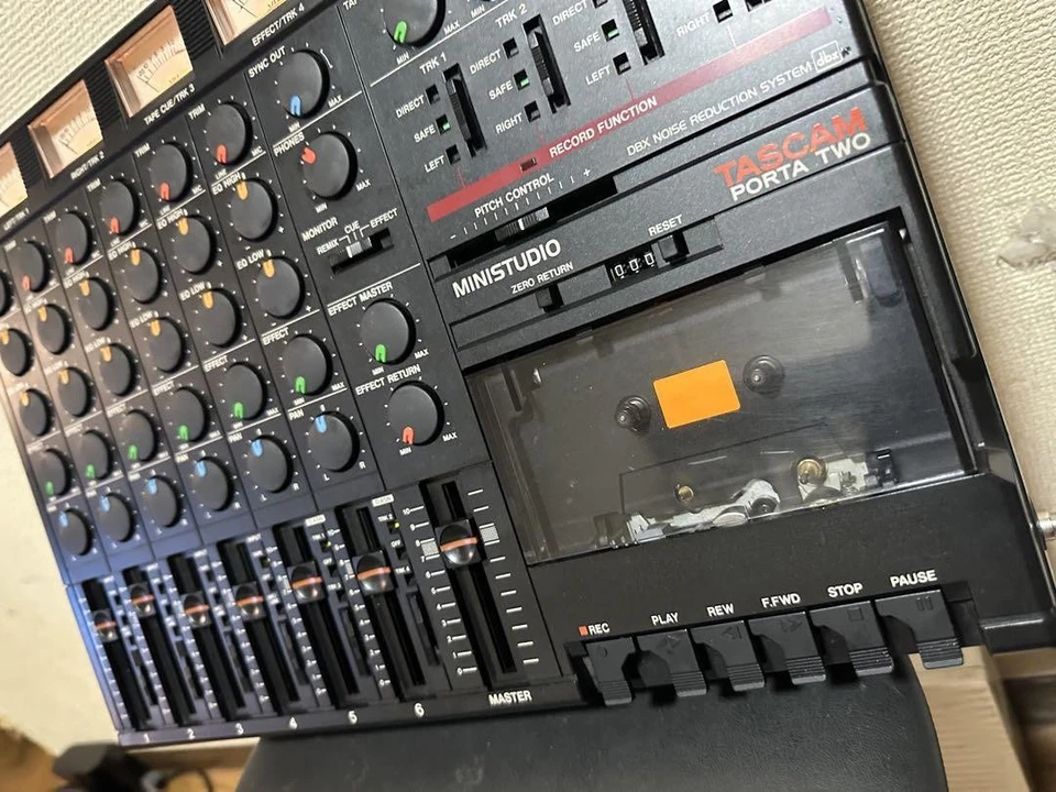 Tascam Porta Two Ministudio 4 Track Cassette Tape Recorder - Image 3 of 3
