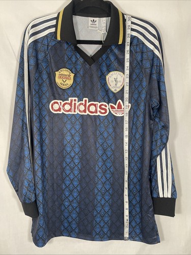 adidas Women’s Retro Sport Cricket-Inspired LS Jersey Night Indigo Size XS New - Picture 12 of 13