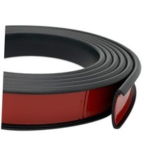 U Shape Plywood Edge Banding, Fit 3/4 inch Edge, Desk Edge 3/4inch 20Ft Black