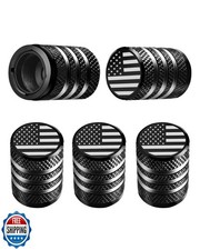 Tire Valve Stem Cap Cover - 5 Pack Tire Air Cap Metal with Plastic Liner Co