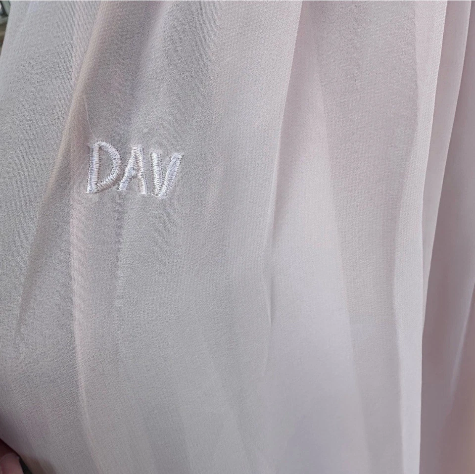 VESTIDO DE BAILE FORMAL DA VINCI COQUETEL FORMATURA DAMAS DE HONRA Tamanho: 16W Rosa Claro - Imagem 4 de 4