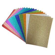 Non Shed Glitter Card A4 Premium Quality Non-Shed 230gsm Arts Crafts DIY