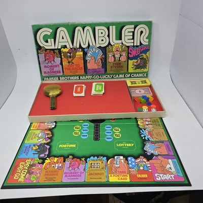 Vintage The Gambler Board Game Parker Brothers 1977 99% Complete