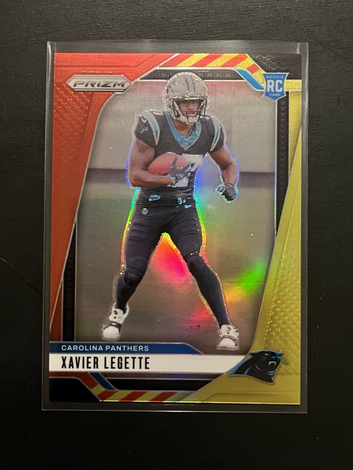 2024 Panini Prizm - Rookies Xavier Legette #398 Red & Yellow Prizm /44 (RC)