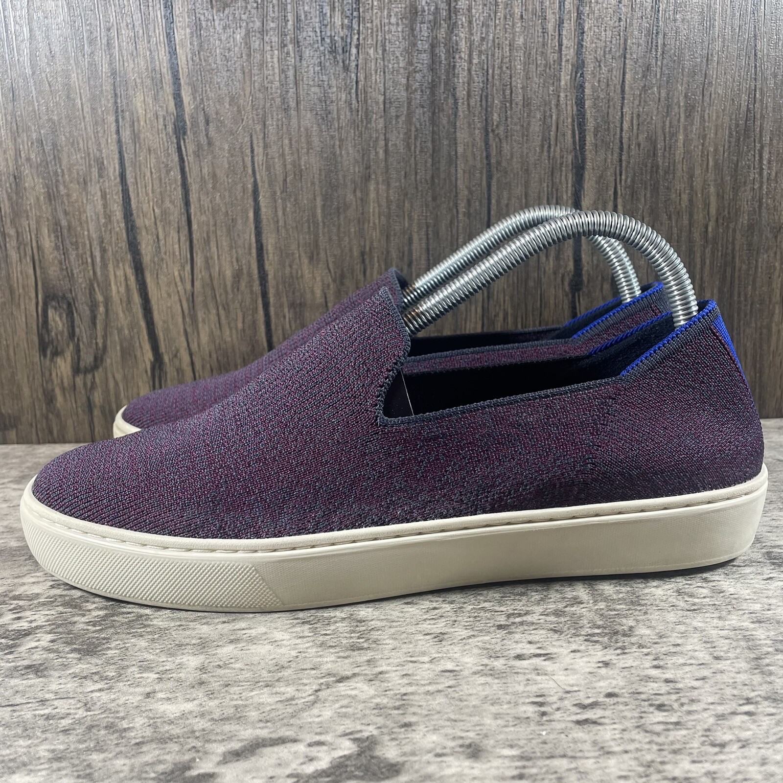 Rothy's The Original Sneaker Fig Python Purple Sl… - image 4