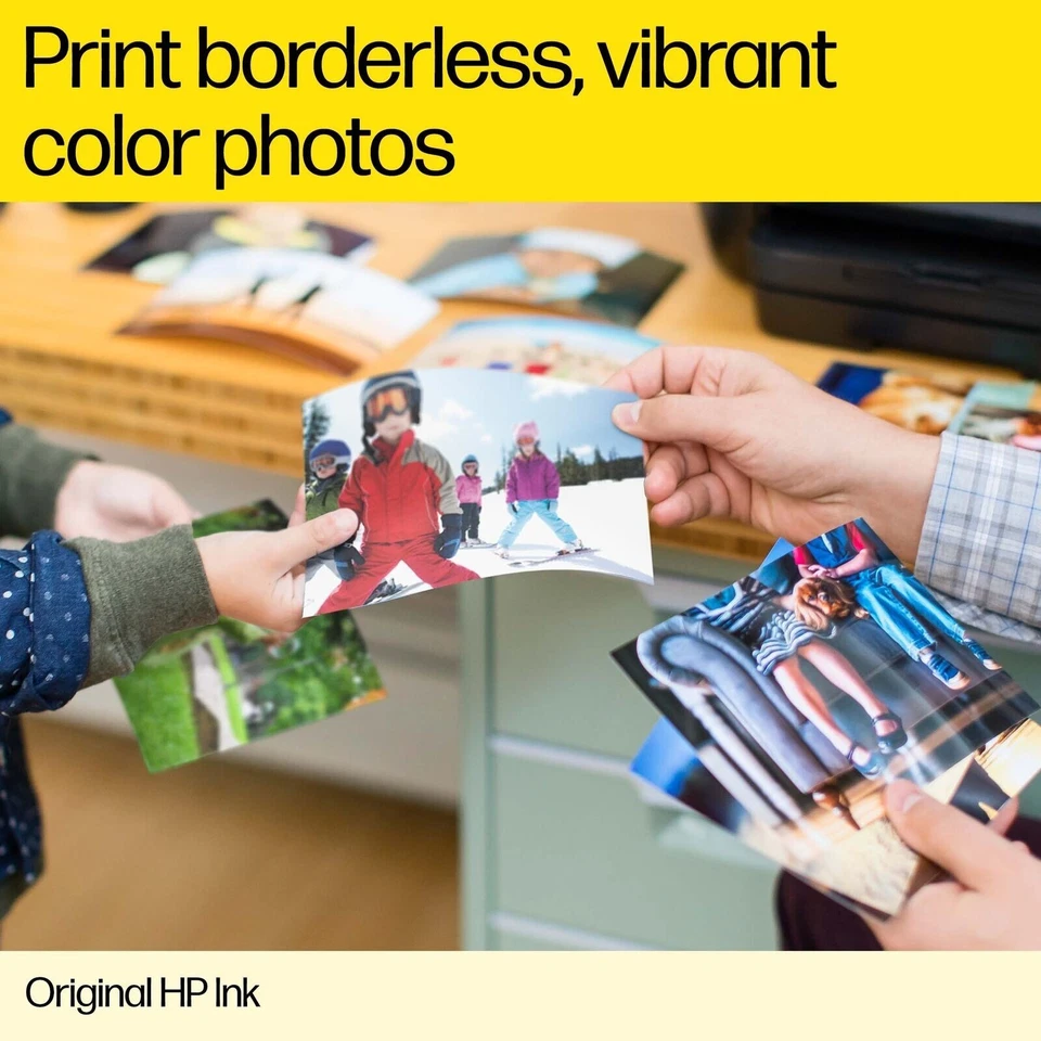 HP Genuine 32XL Black & 31 Cyan Magenta Yellow Ink Bottles - Image 3 of 4