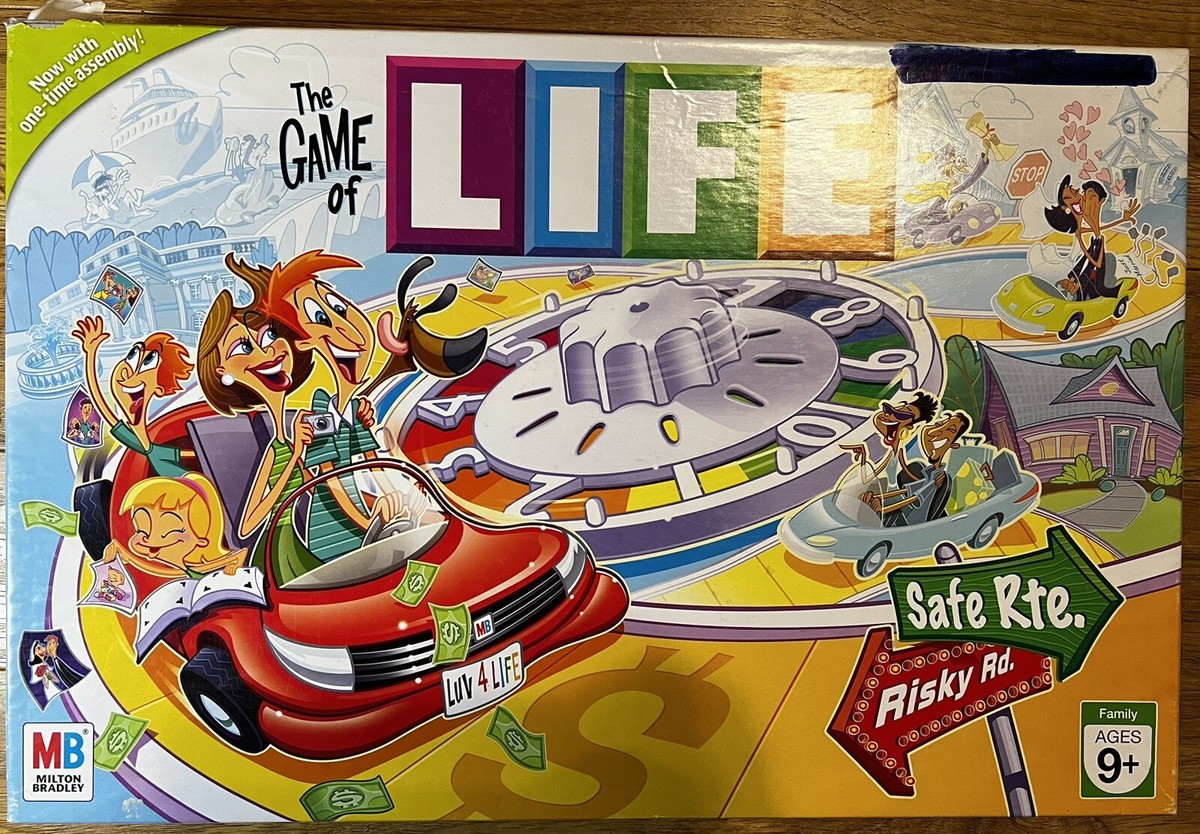 The Game of Life 2007 edition Milton Bradley Hasbro Family Game
